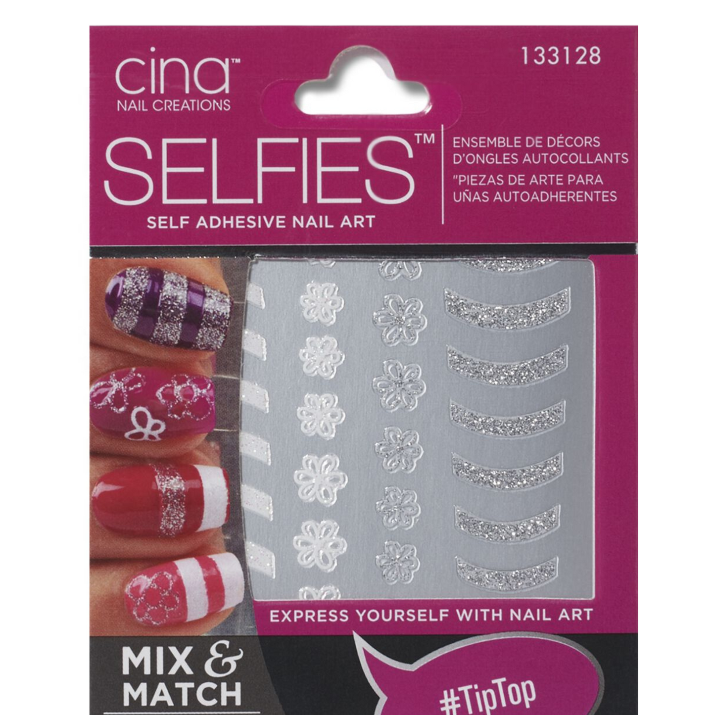 #TipTop: SELFIES Self Adhesive Nail Art