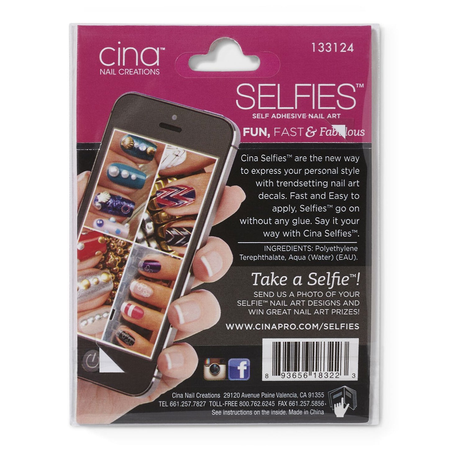 #PrincessStones: SELFIES Self Adhesive Nail Art