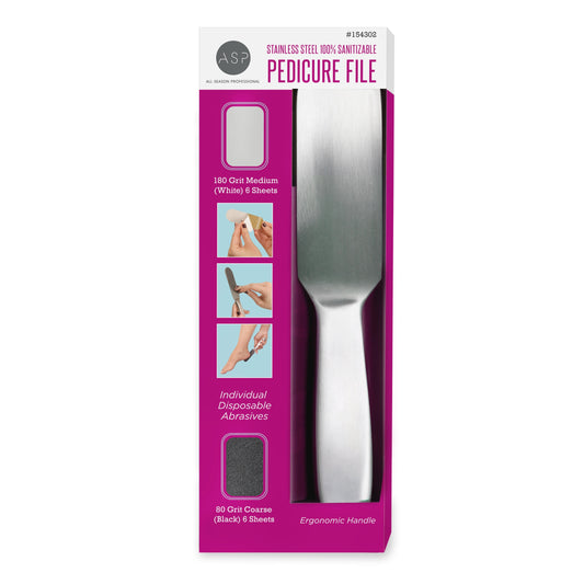 Stainless Steel Pedicure File Kit